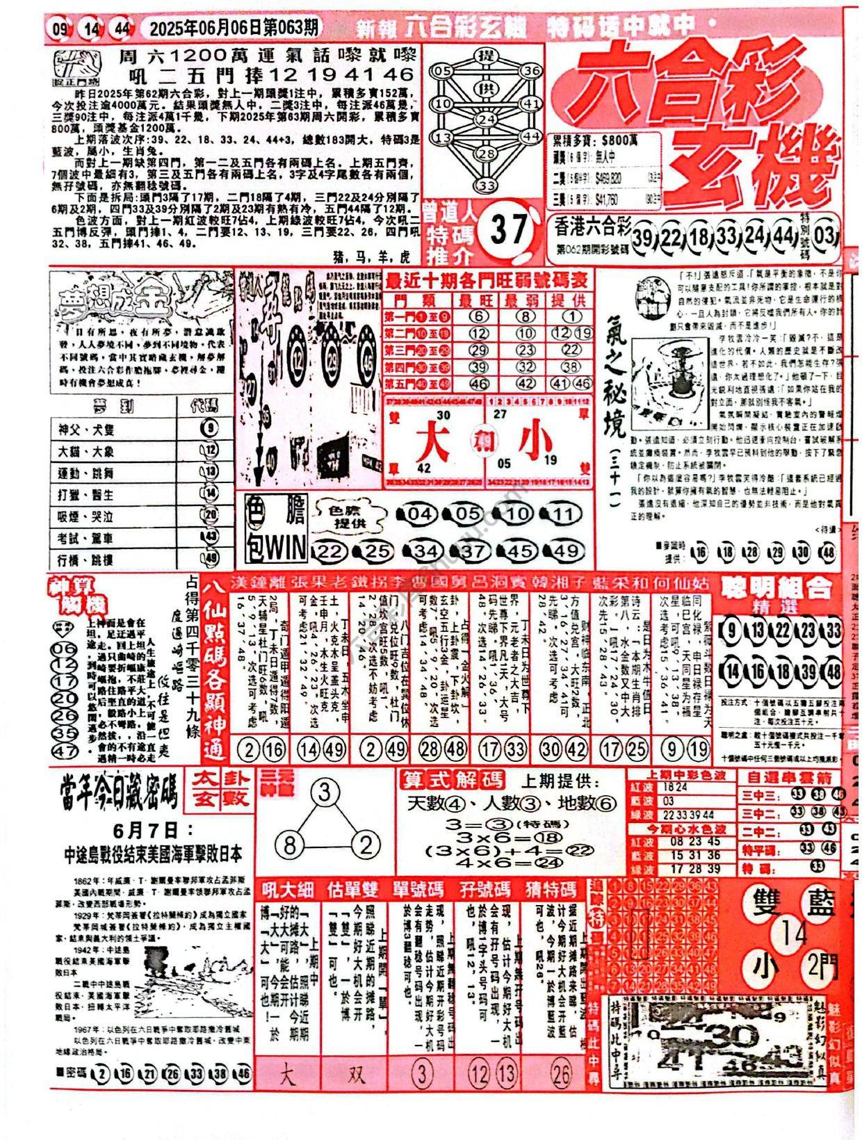六合彩玄机