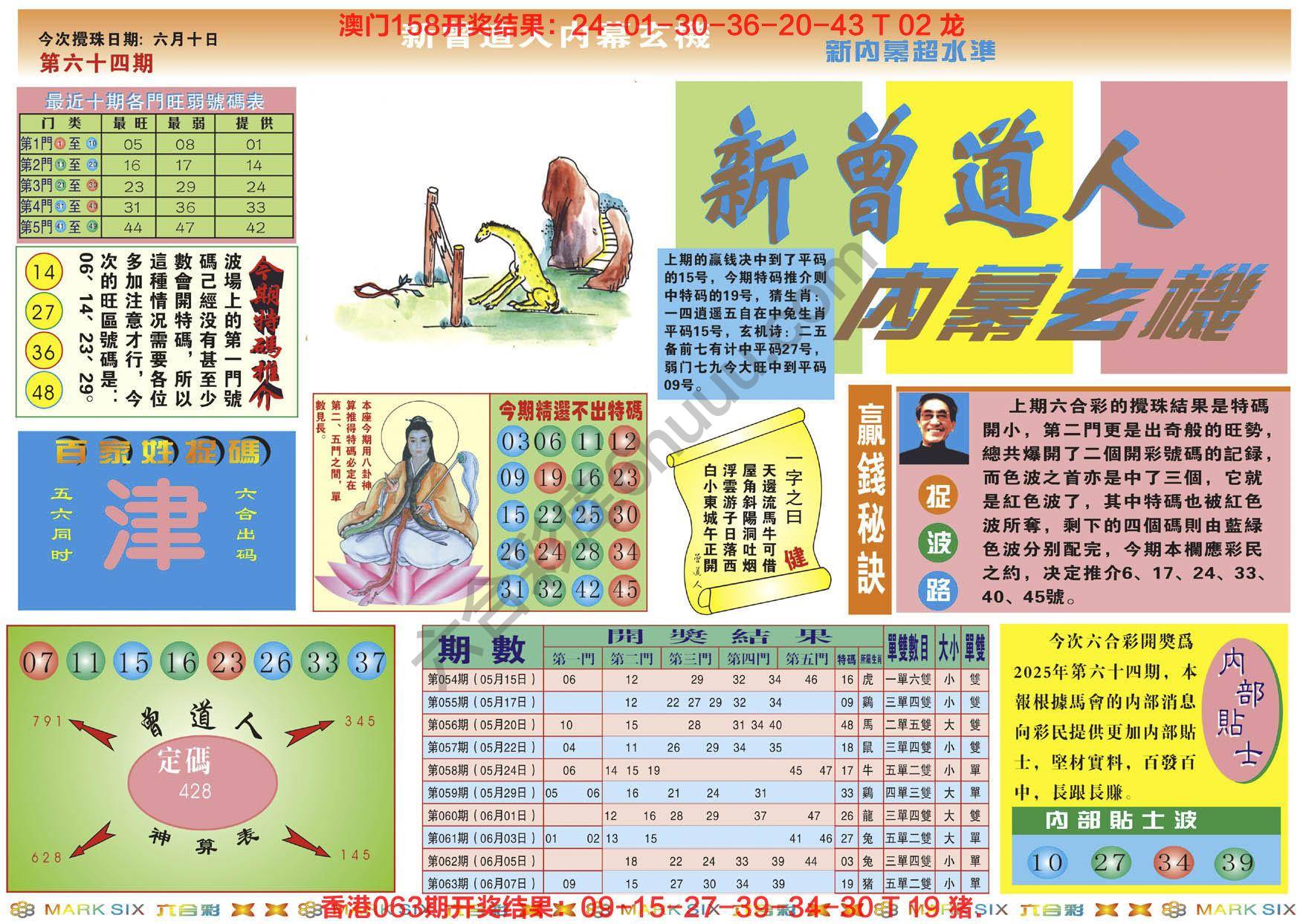 新曾道人内幕玄机