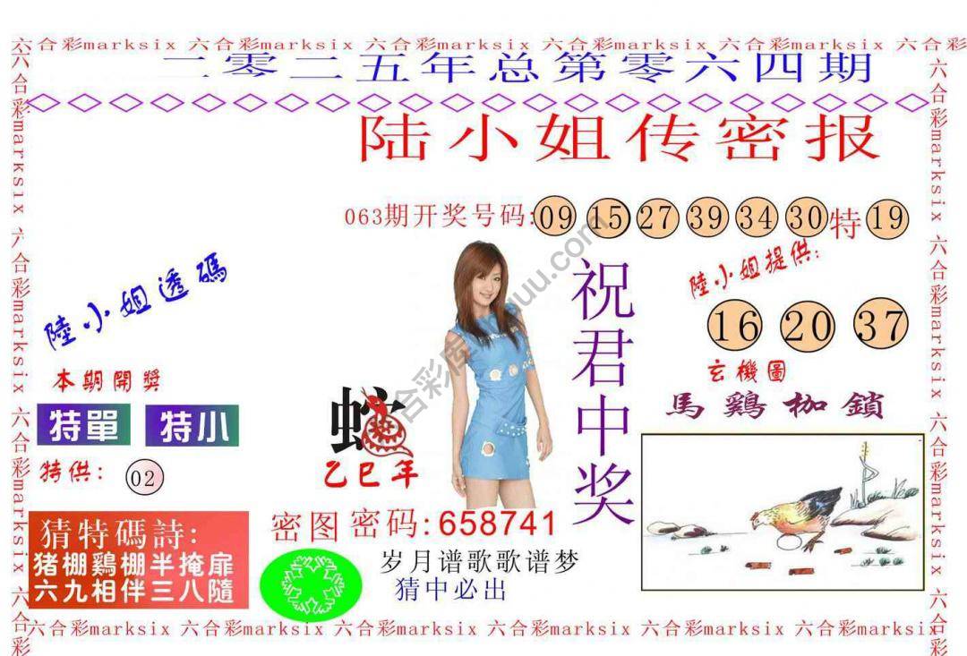 陆小姐传密