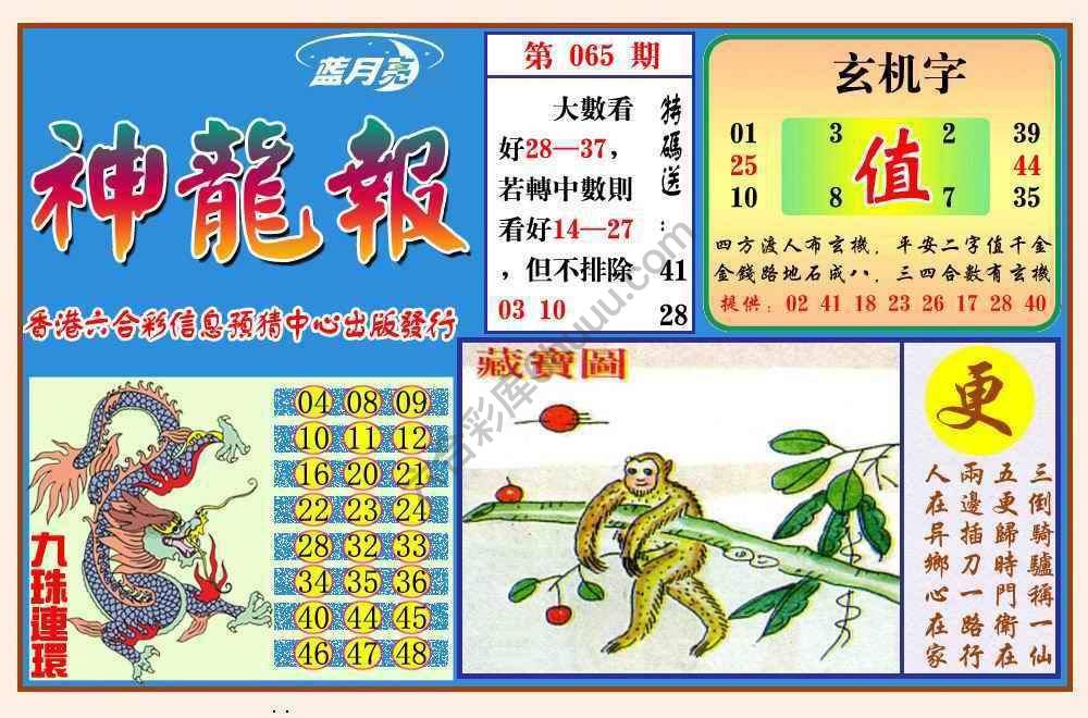 蓝月亮神龙报