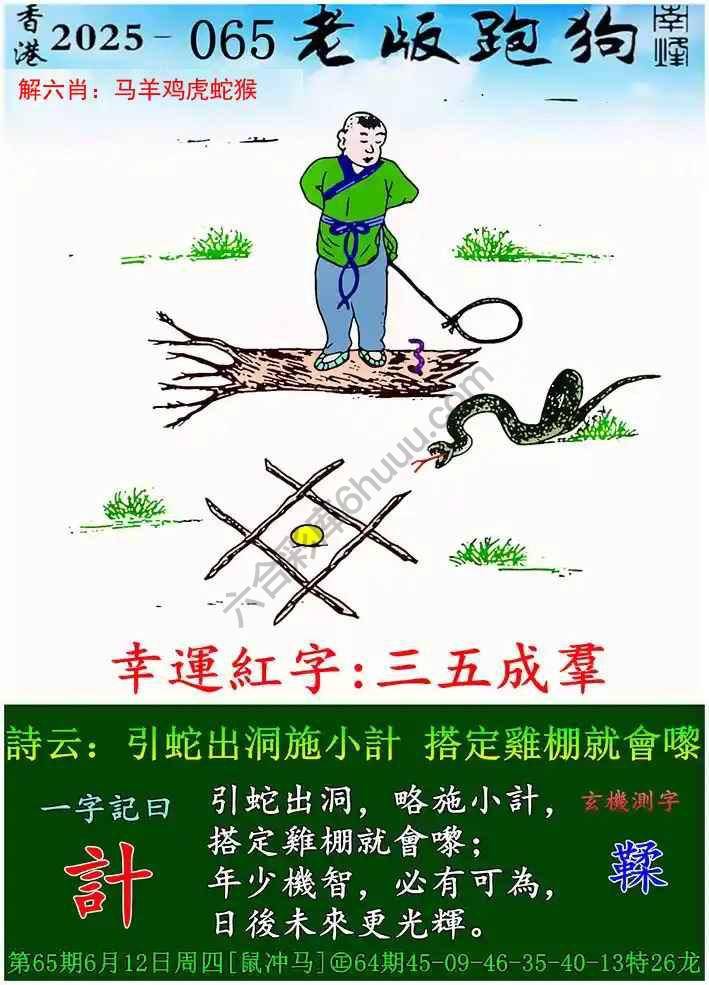 老版跑狗图