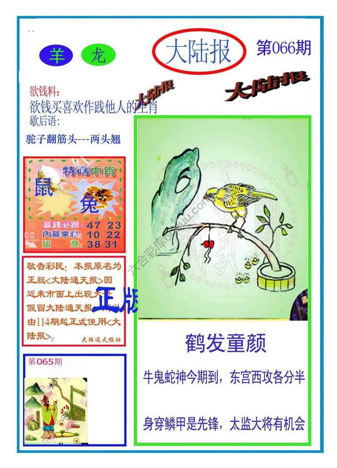 大陆报