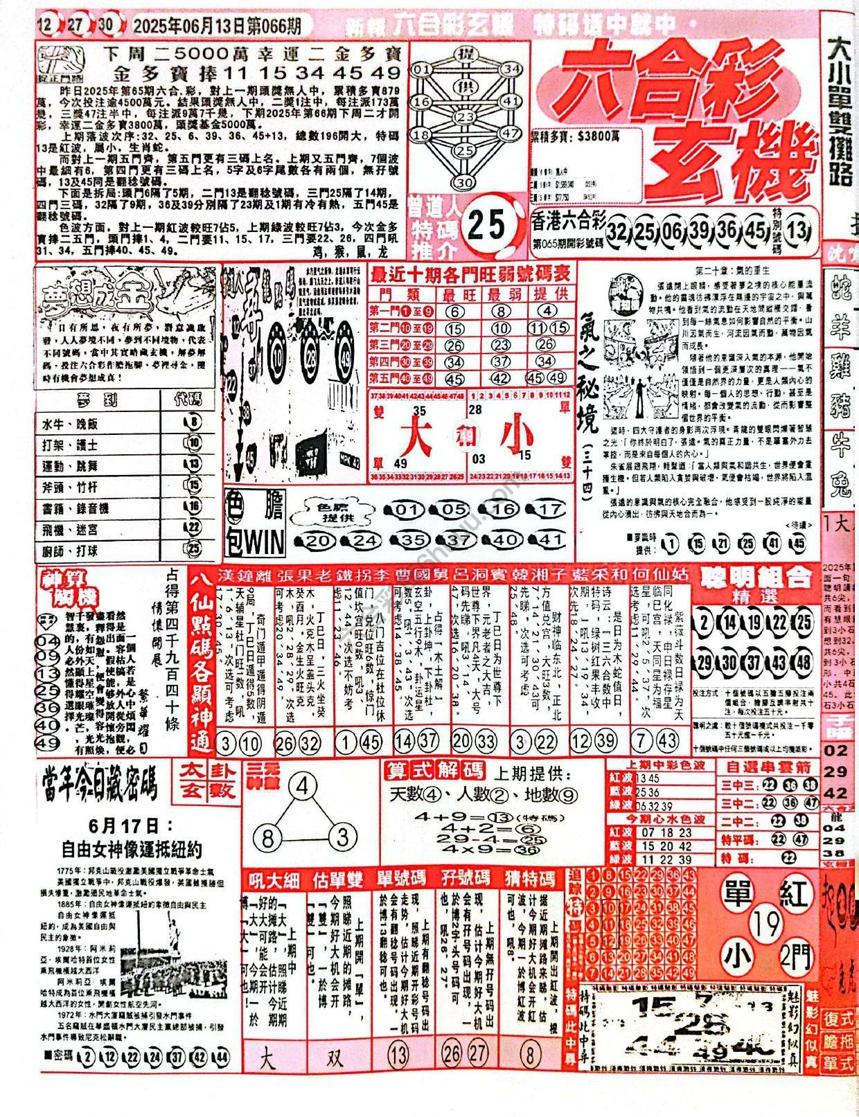 六合彩玄机