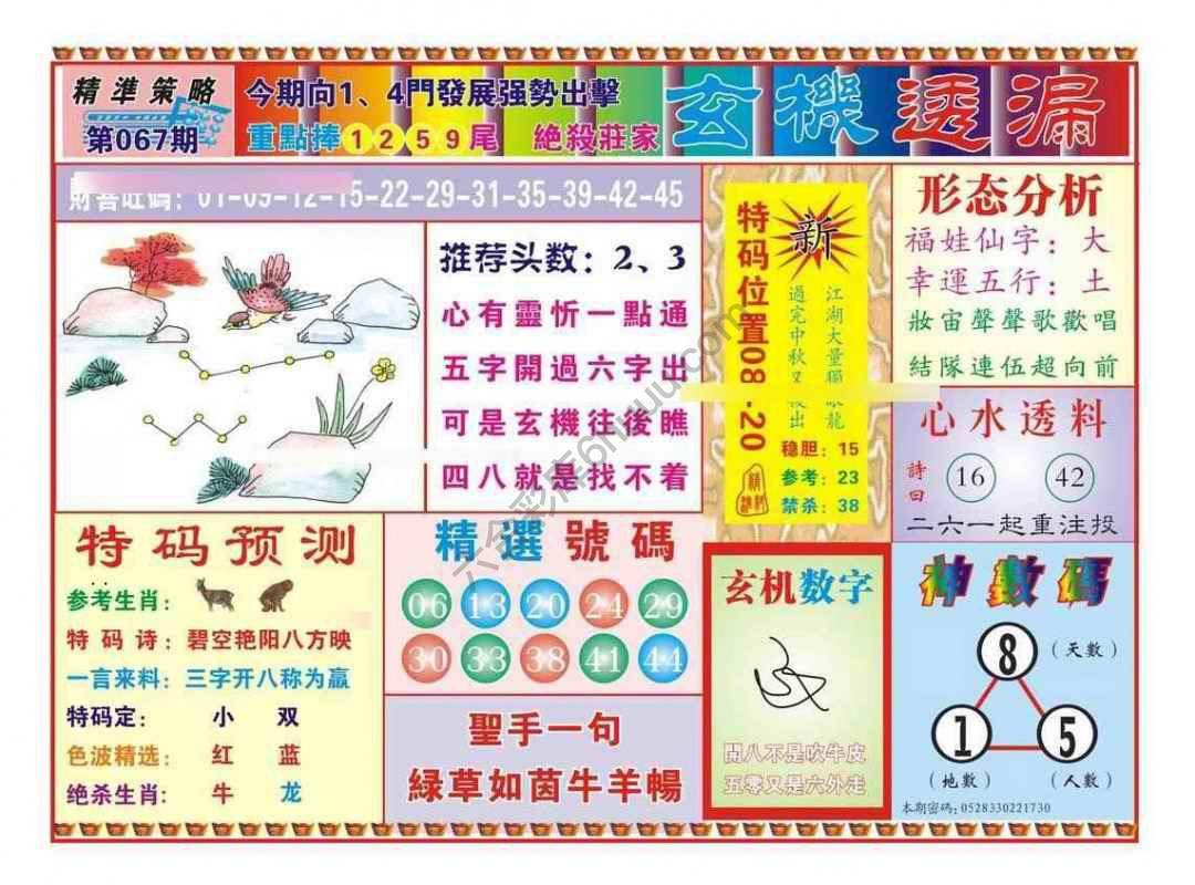 玄机透漏