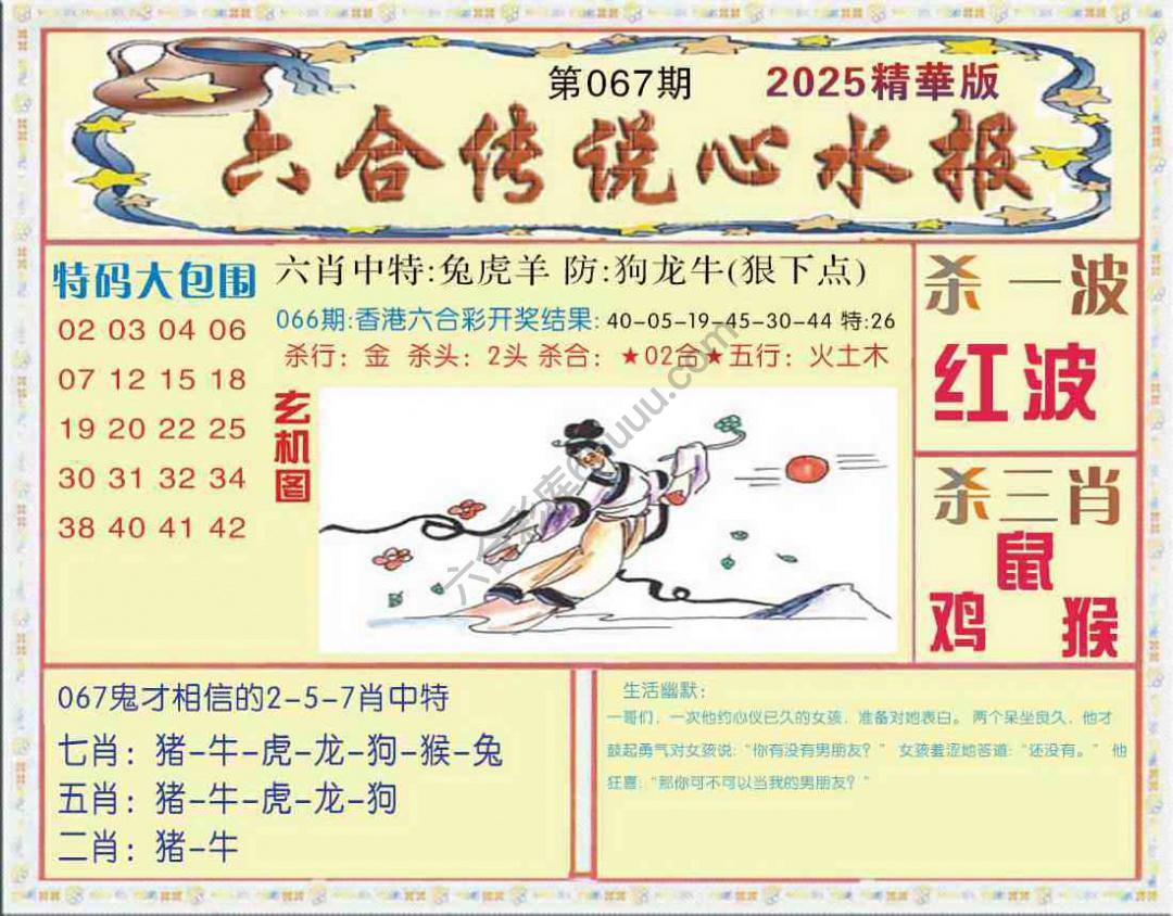 六合传说心水报
