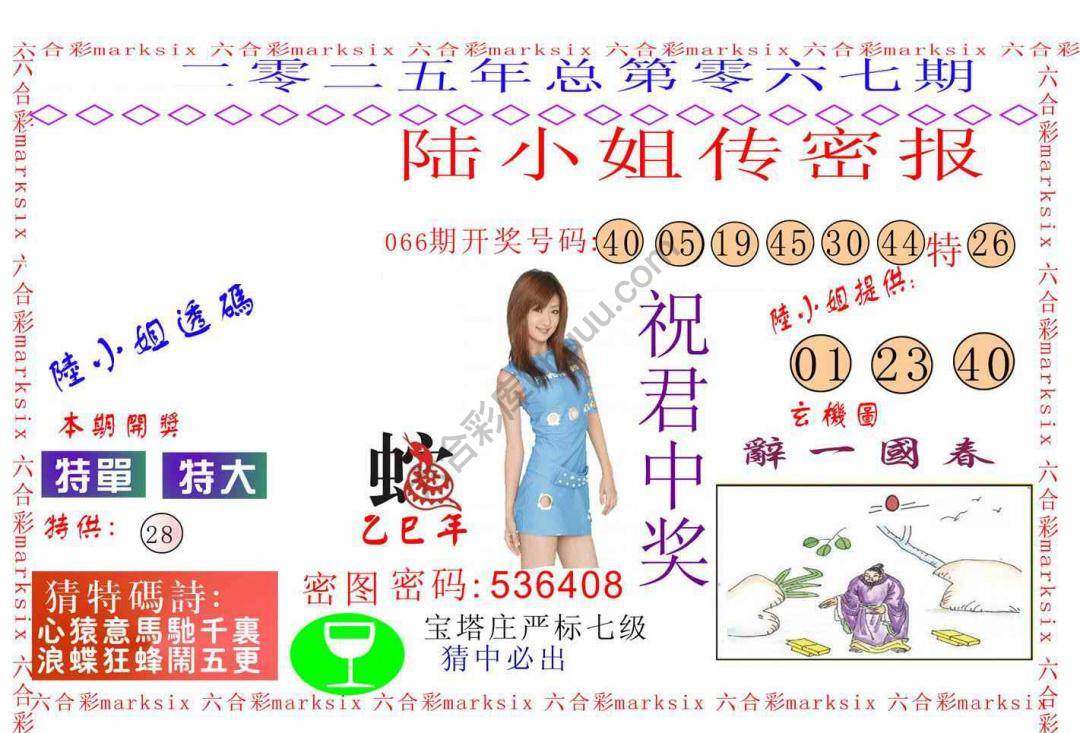 陆小姐传密