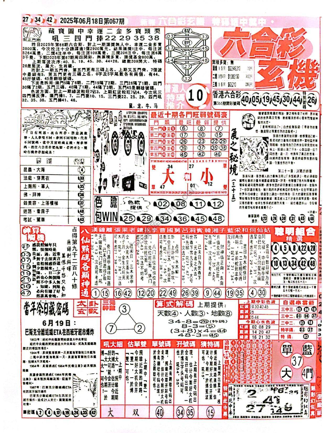 六合彩玄机