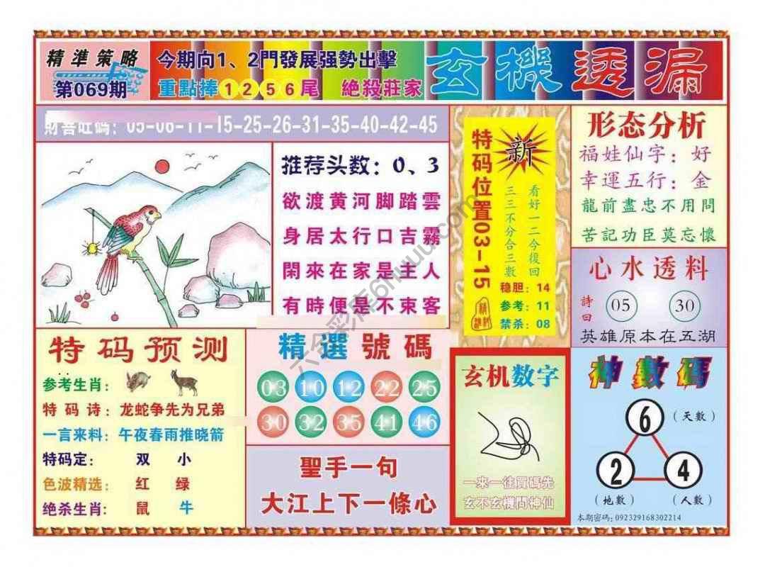 玄机透漏