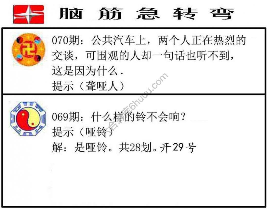 脑筋急转弯