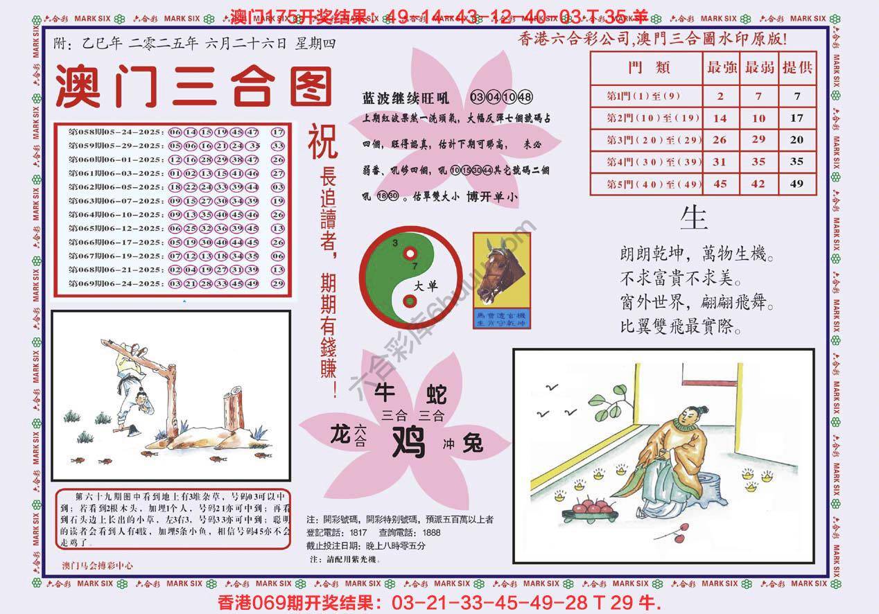 澳门三合图