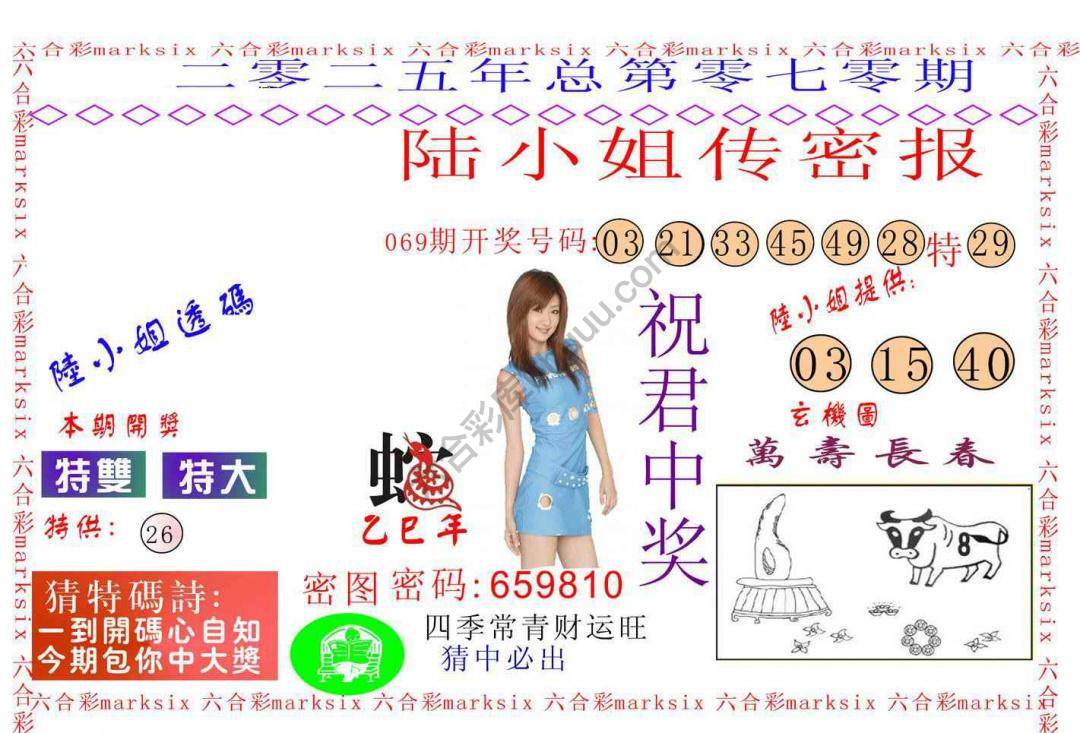 陆小姐传密
