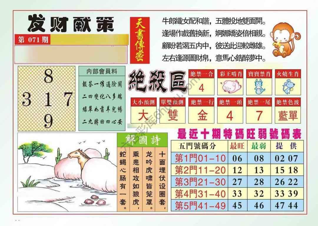 发财献策