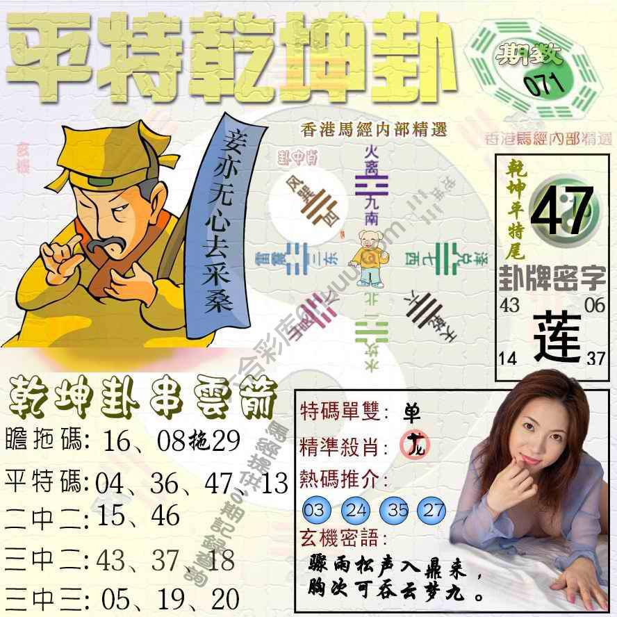 平特乾坤卦
