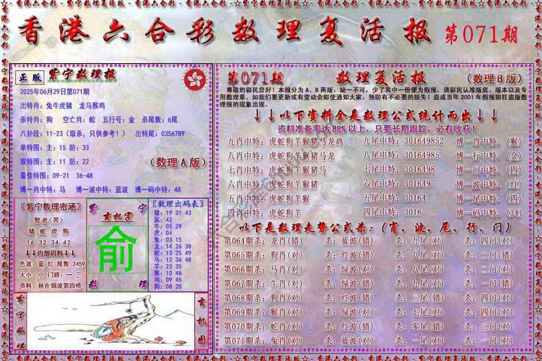 数理复活报