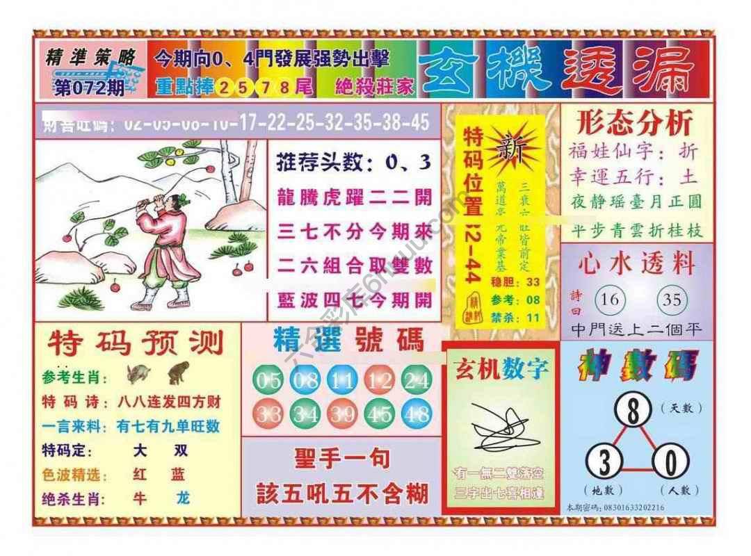 玄机透漏