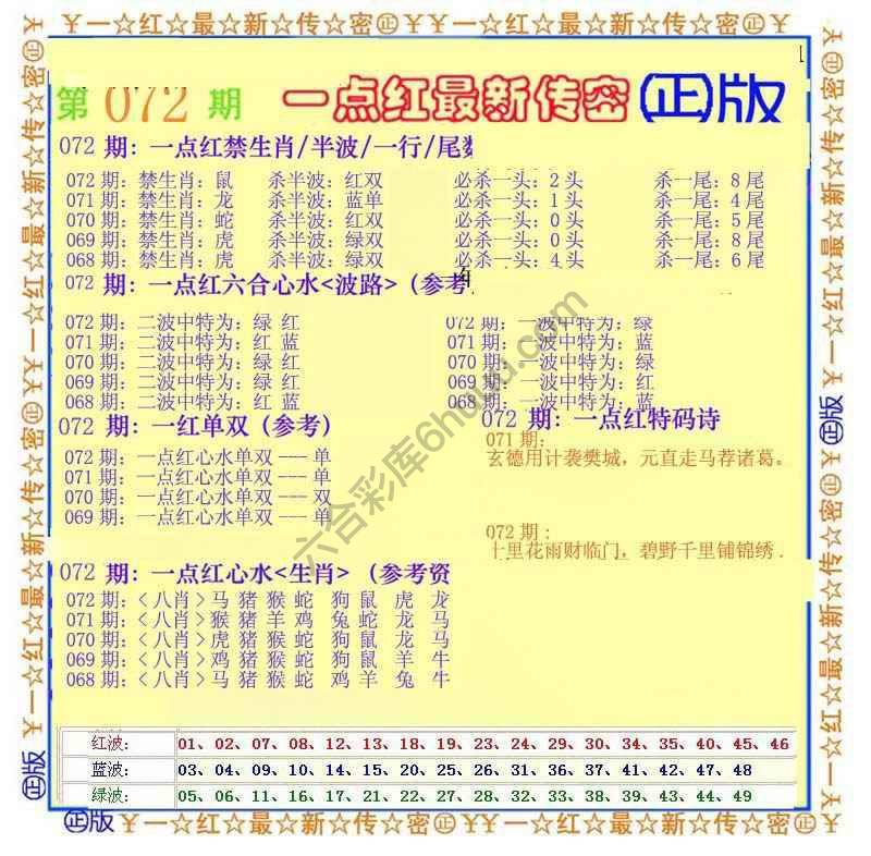 一点红最新传密