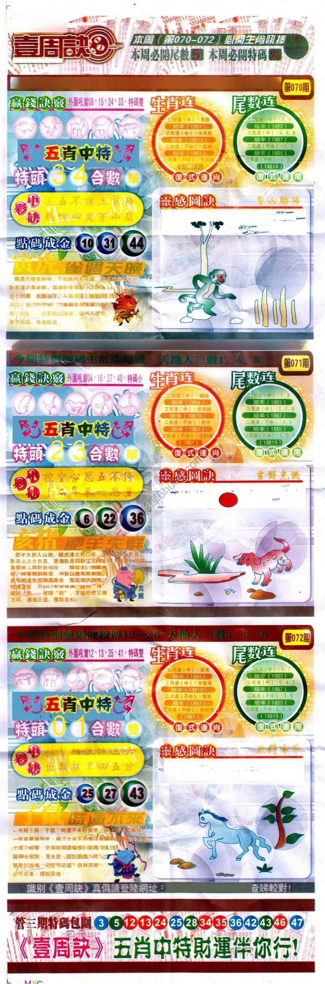 一周决