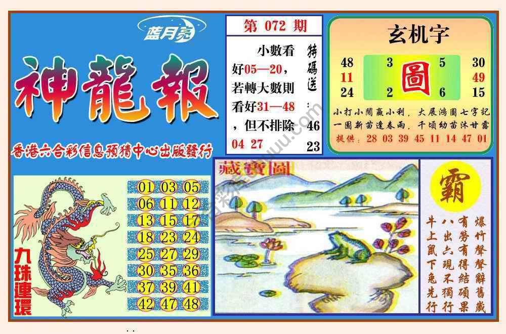 蓝月亮神龙报