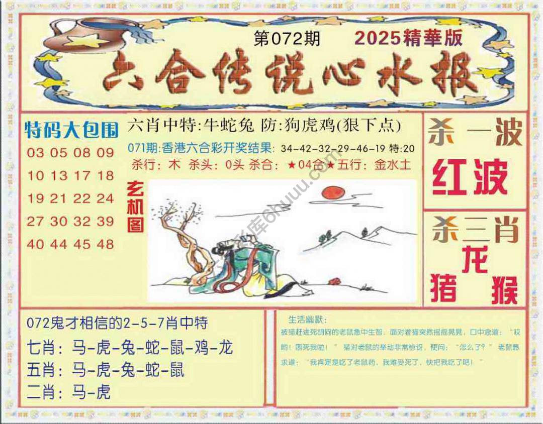 六合传说心水报