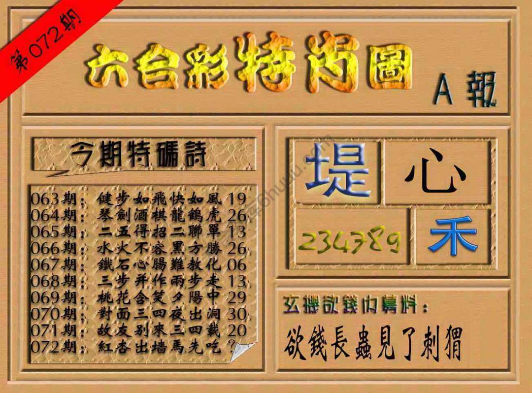 六合彩特肖图