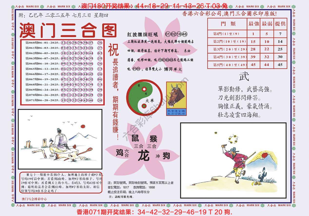 澳门三合图