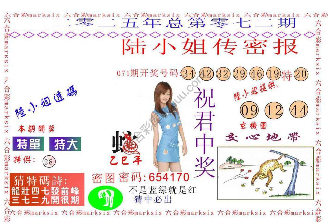 陆小姐传密