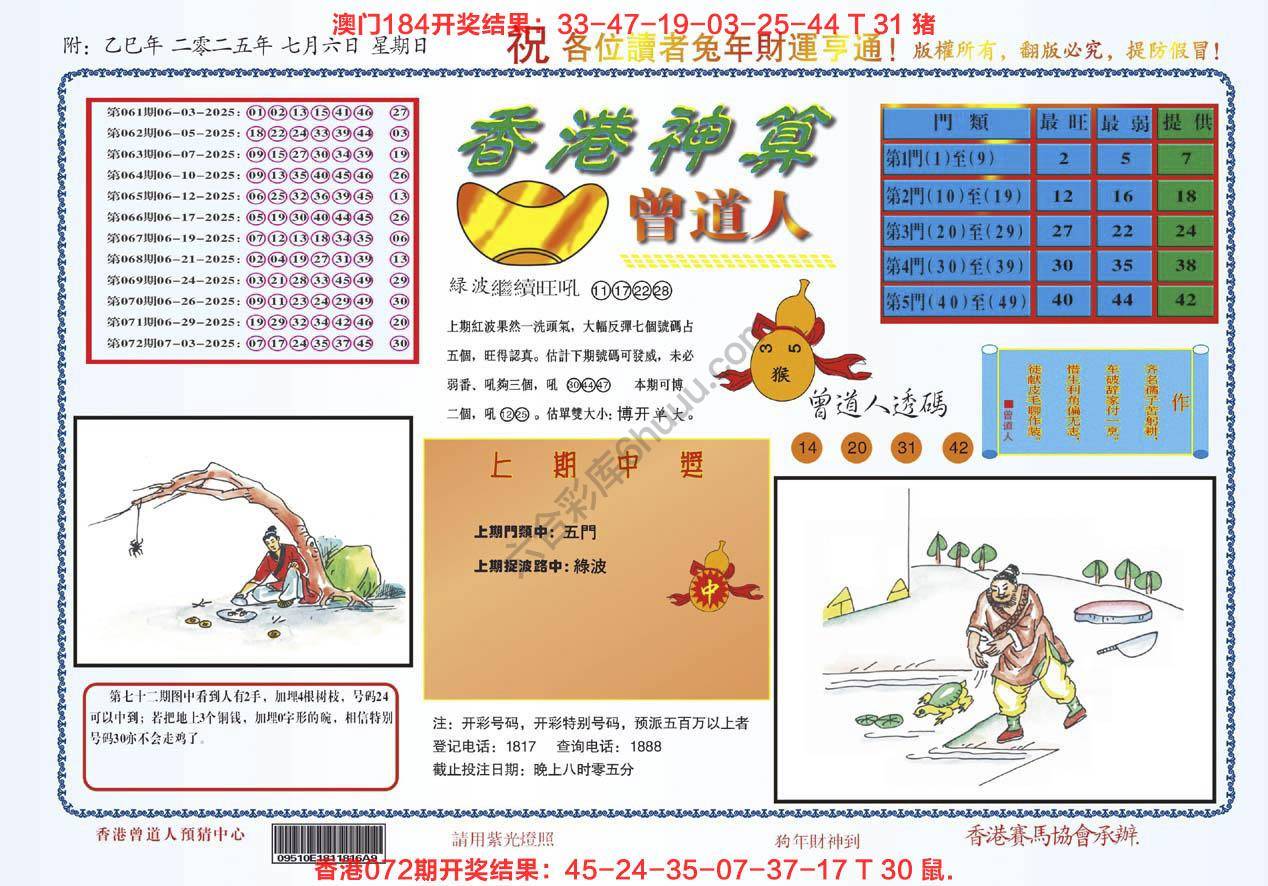 香港神算曾道人