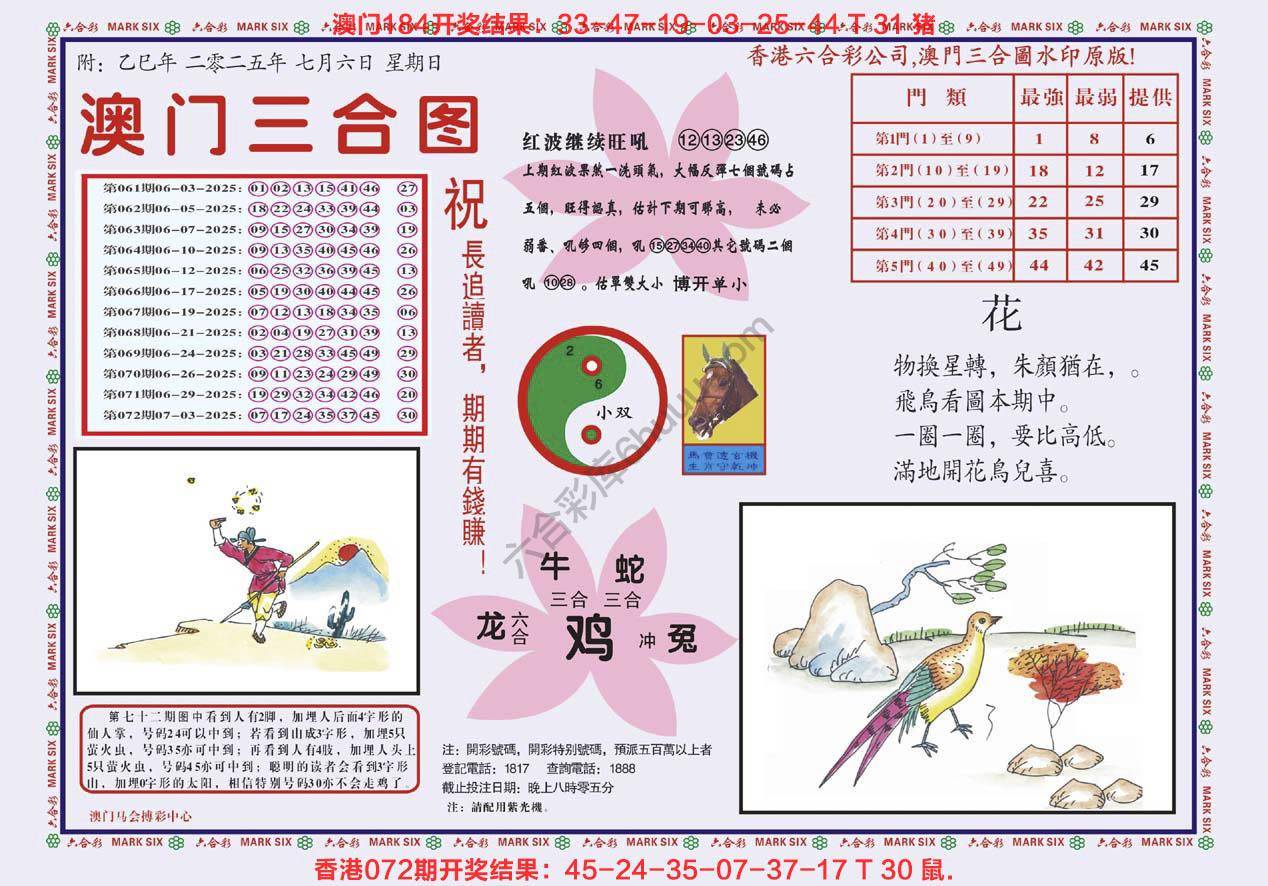 澳门三合图