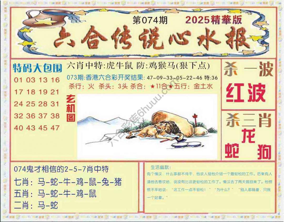 六合传说心水报