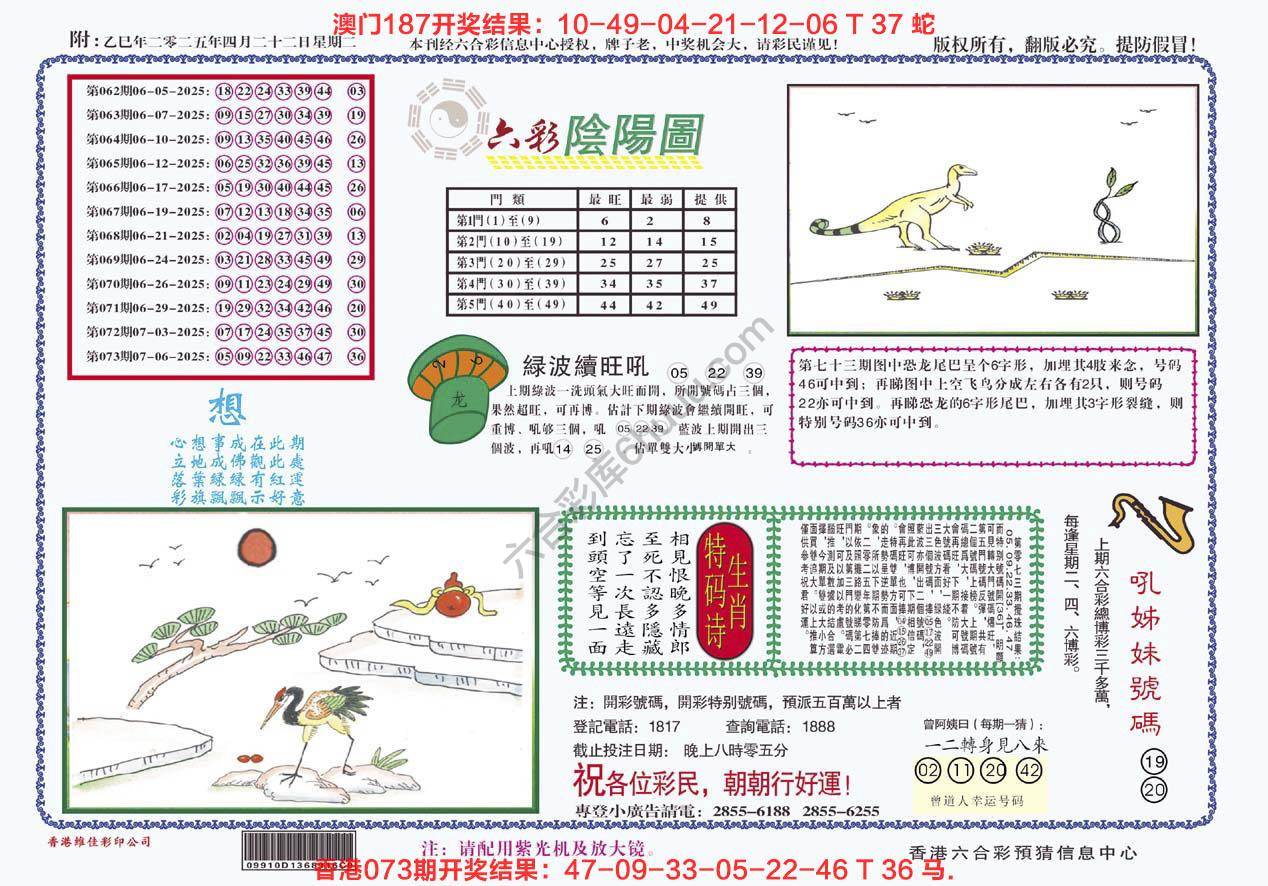 六彩阴阳图