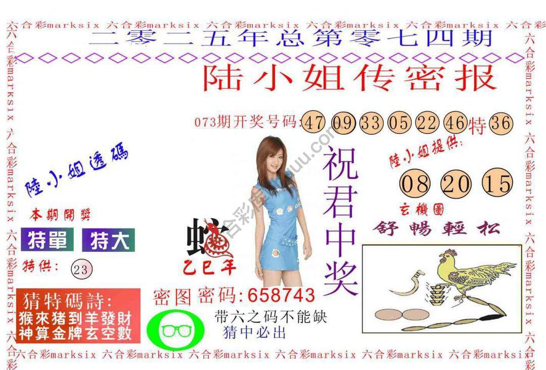 陆小姐传密