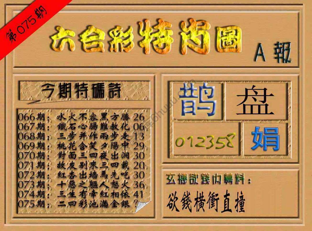 六合彩特肖图