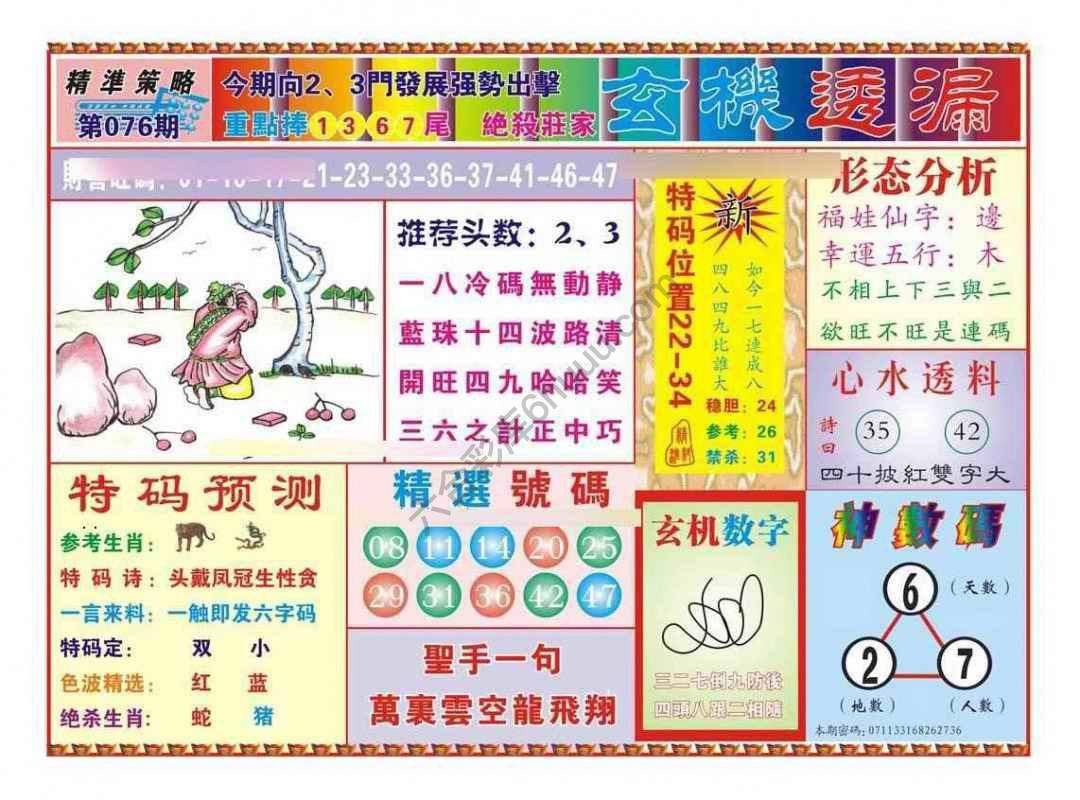 玄机透漏
