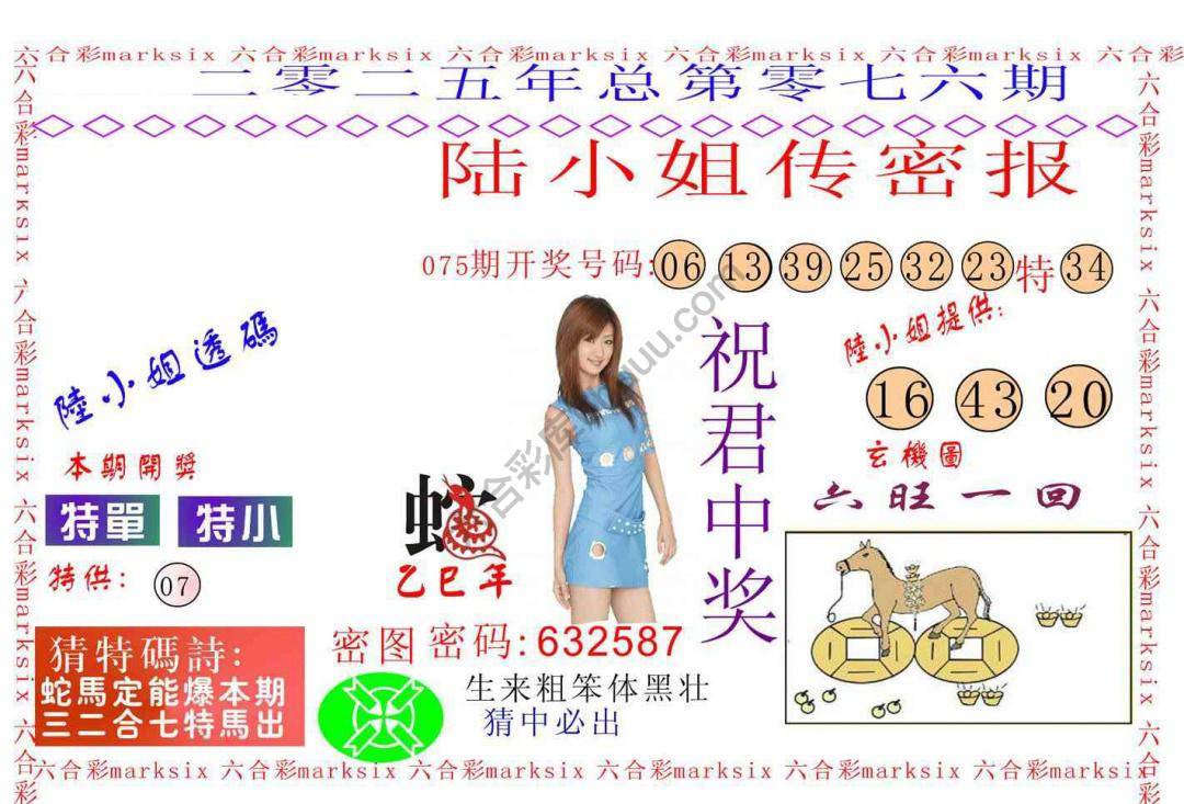 陆小姐传密