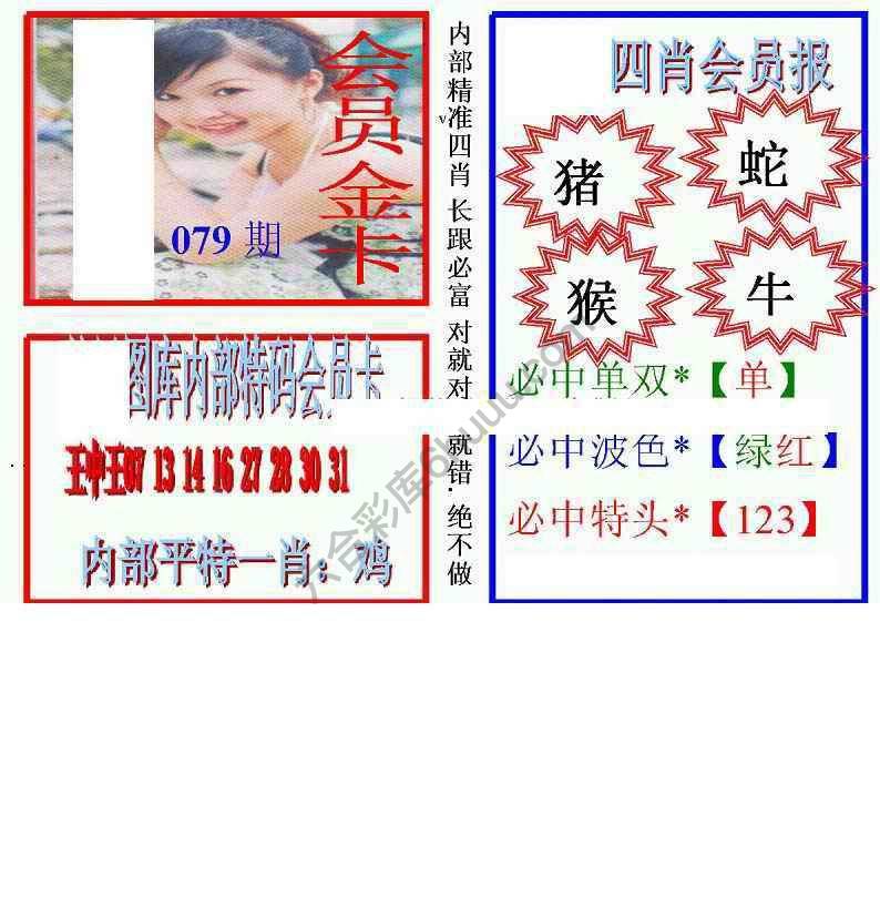 马经四肖会员报