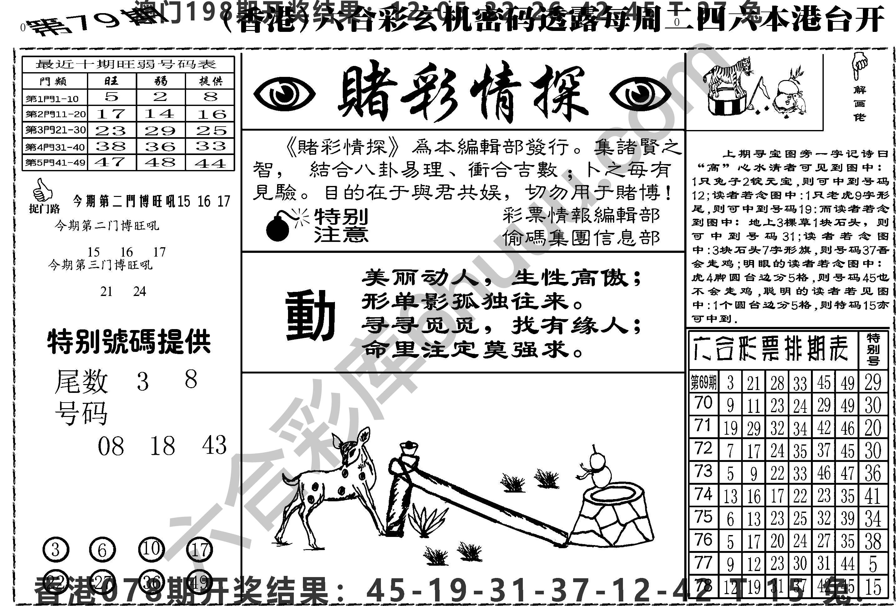 赌彩情探