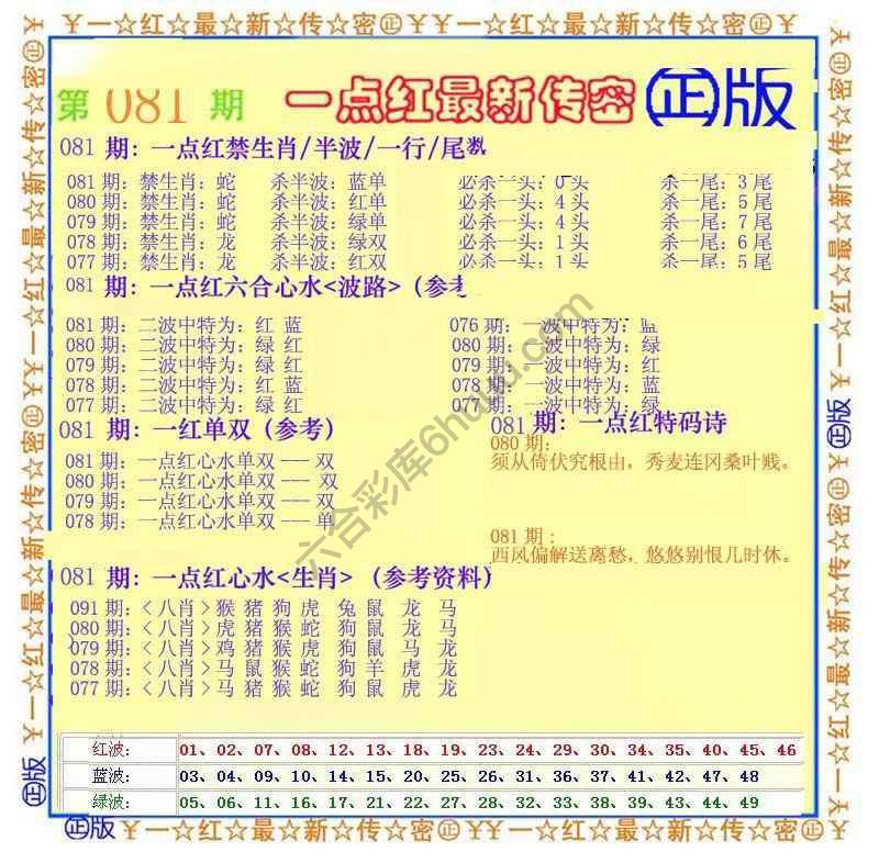 一点红最新传密