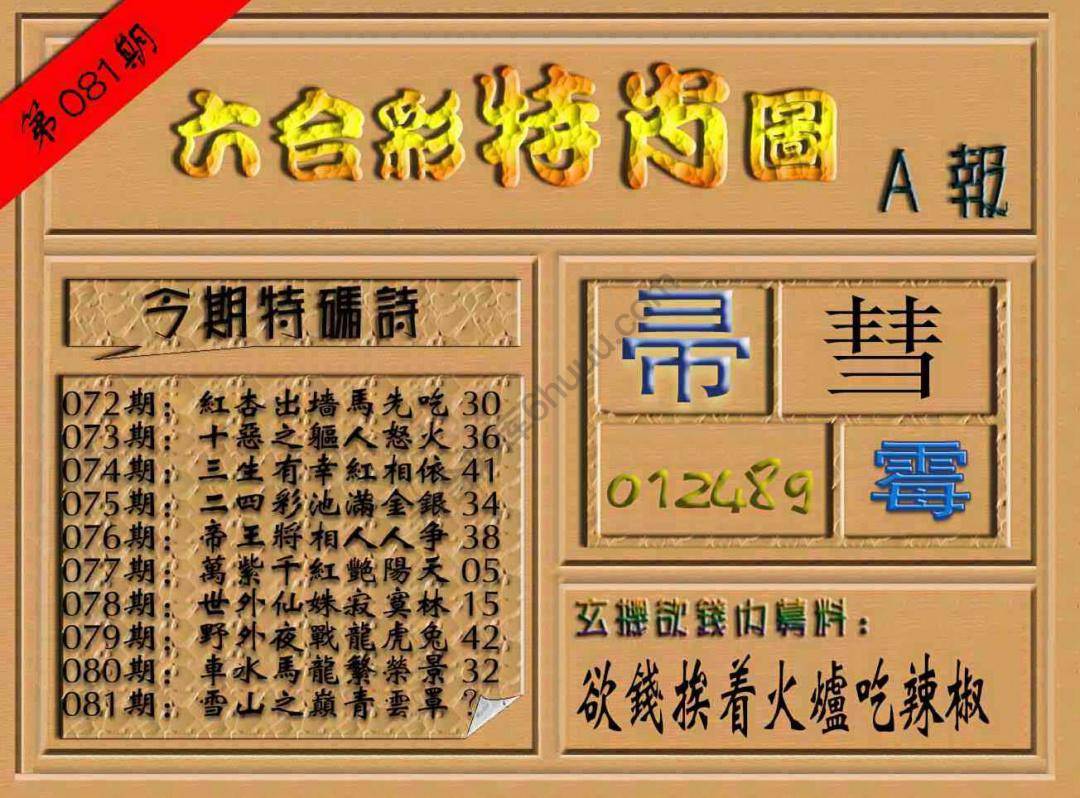 六合彩特肖图