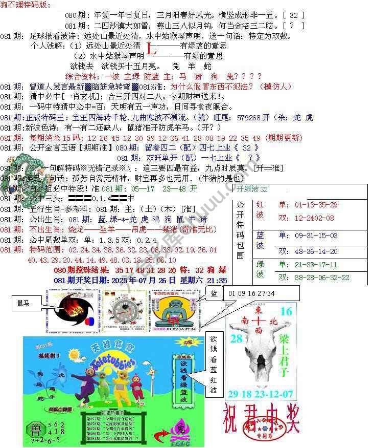 青龙五鬼报