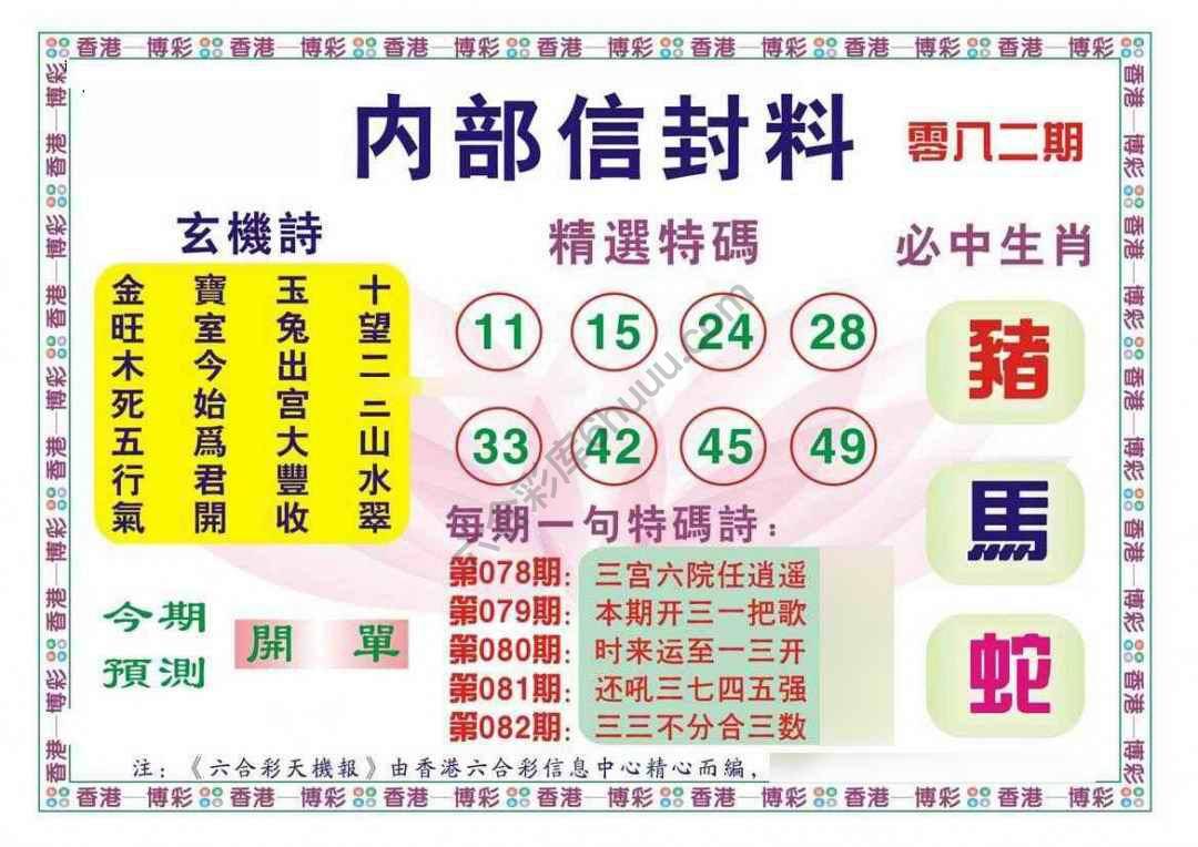 内部信封料