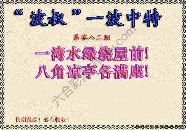 波叔一波中特