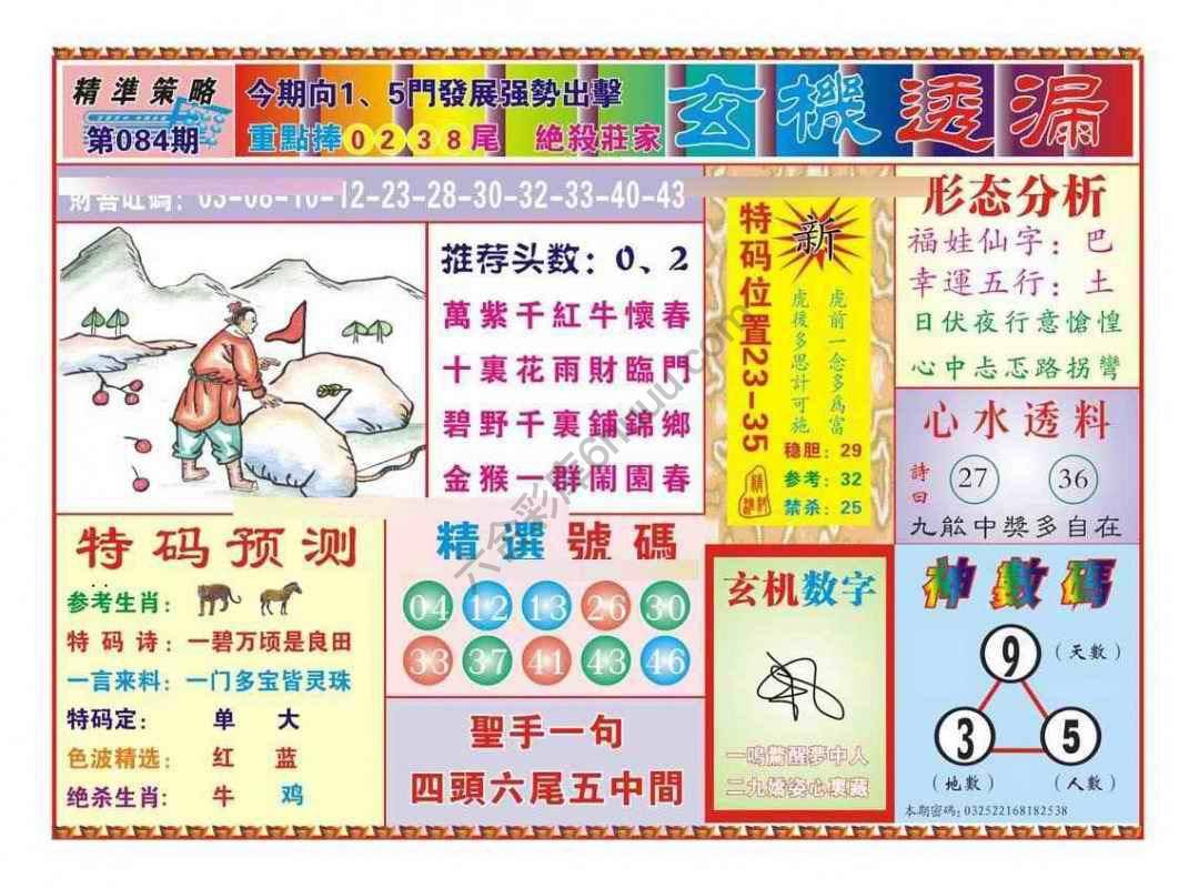 玄机透漏