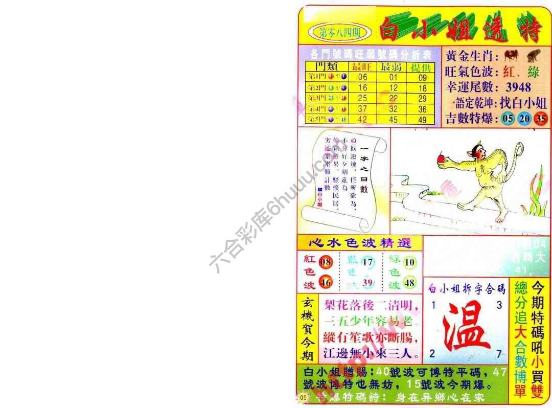 白小姐透特