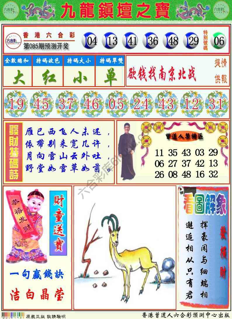 九龙挂牌解特码