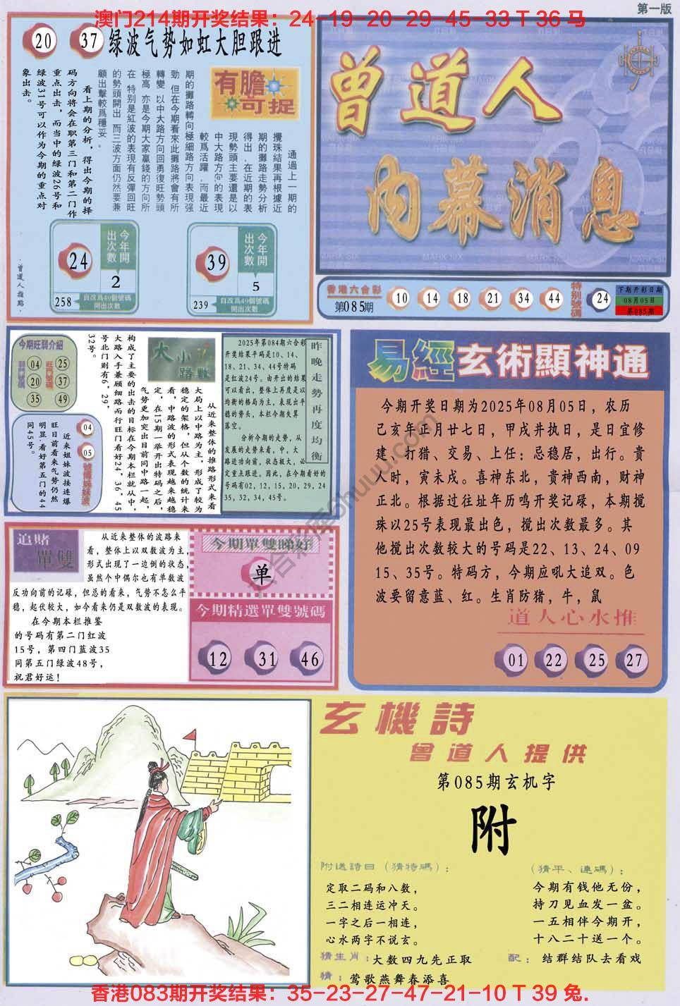 曾道人内幕消息