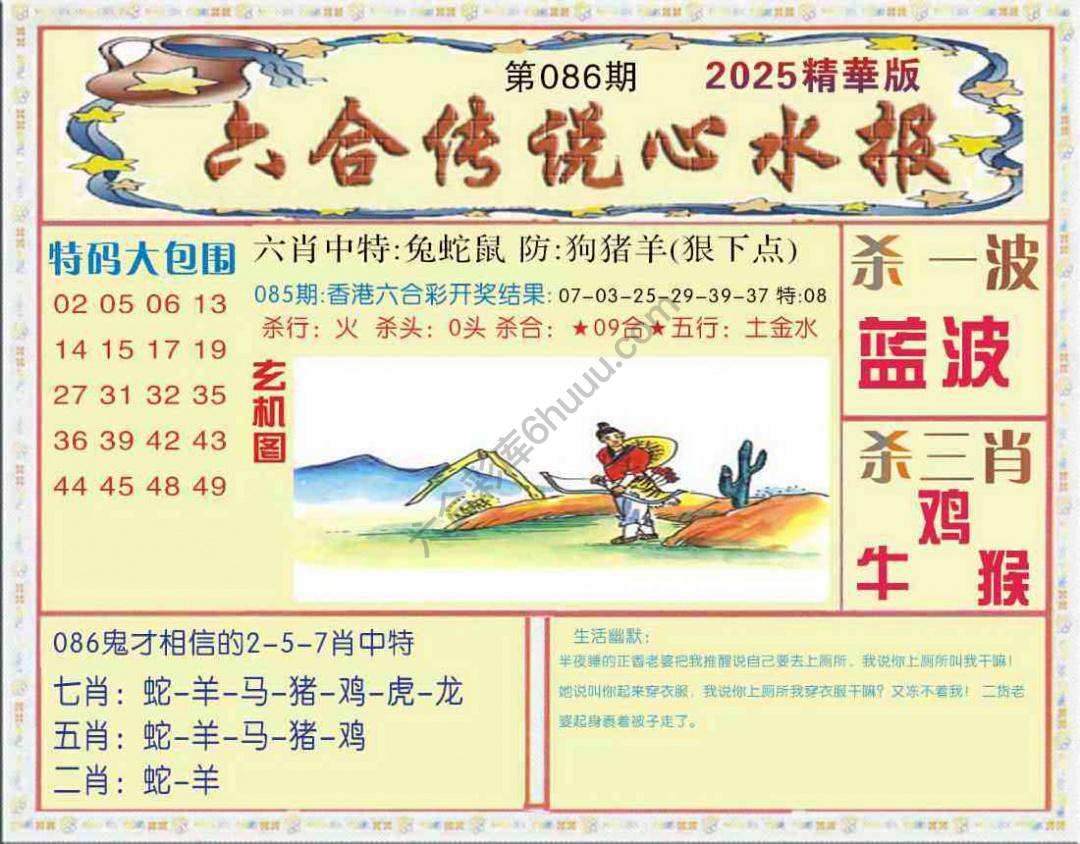 六合传说心水报