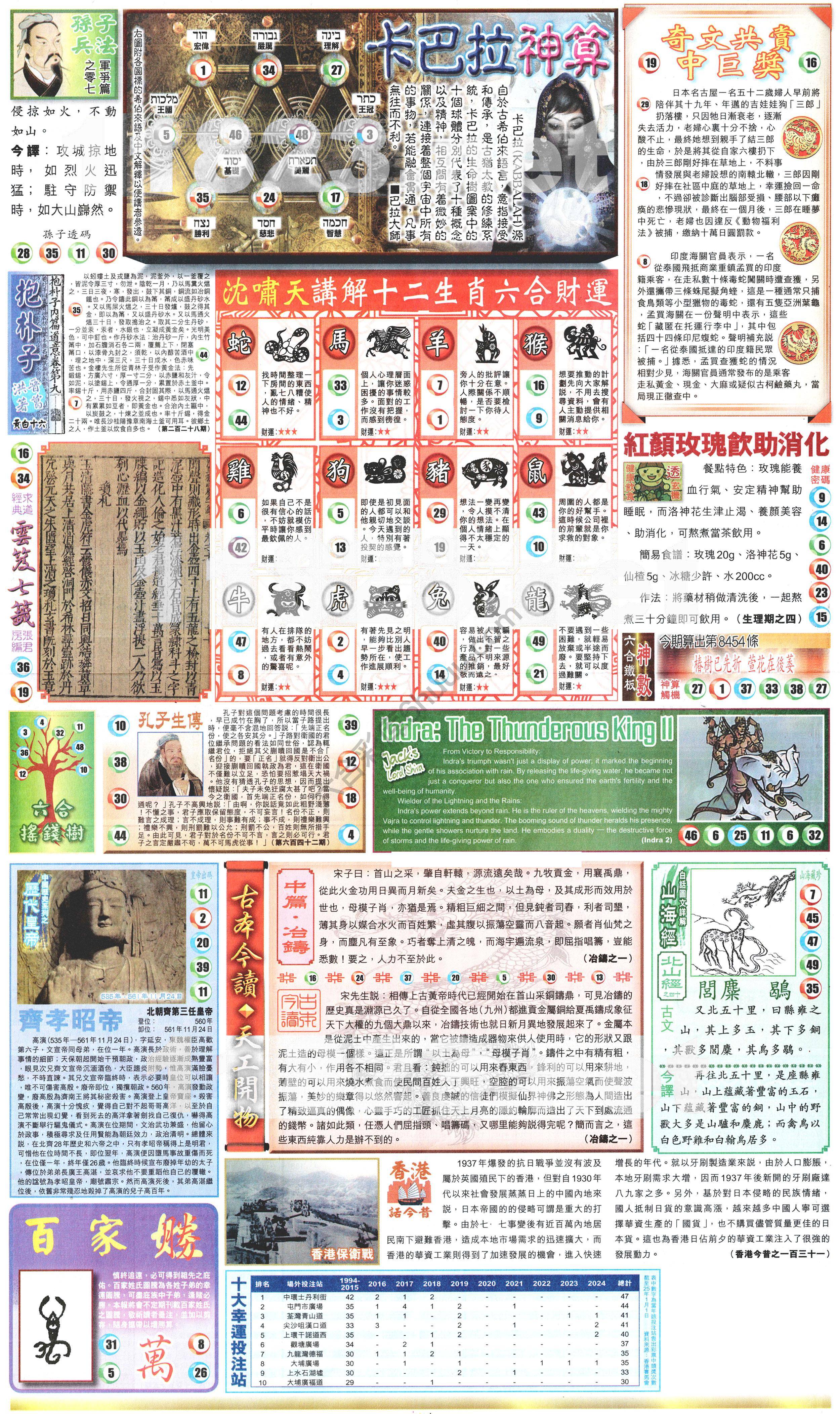 新报六合彩玄机
