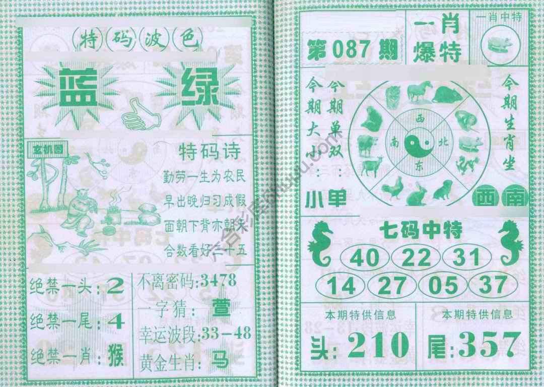一肖爆特（新版）