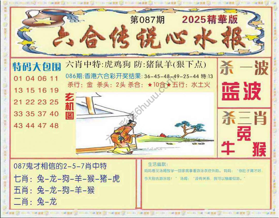 六合传说心水报