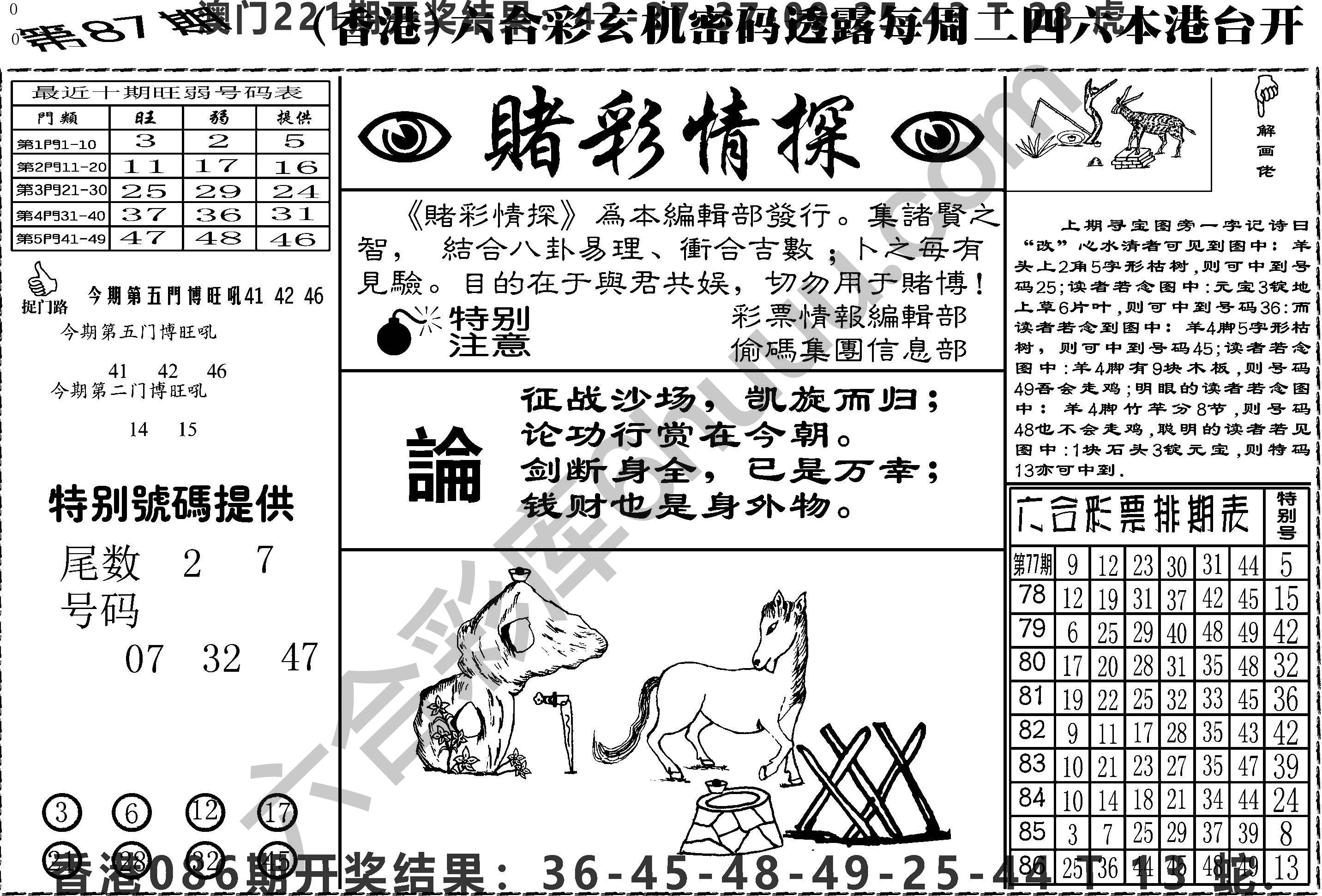 赌彩情探